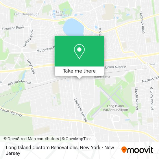 Mapa de Long Island Custom Renovations