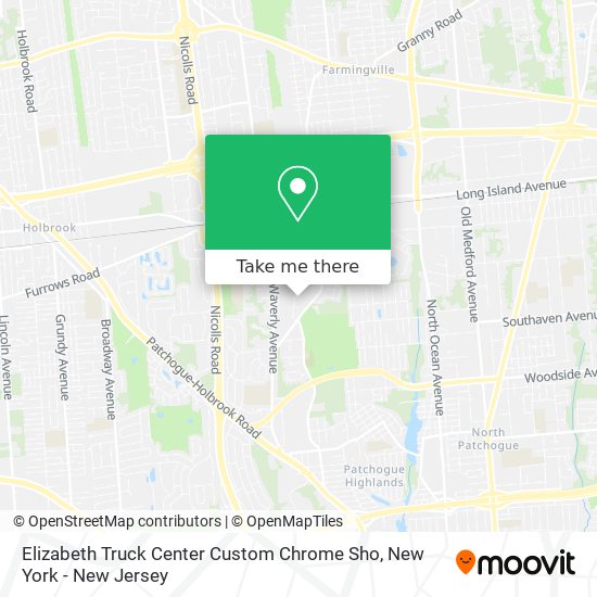 Elizabeth Truck Center Custom Chrome Sho map