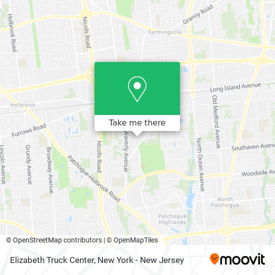 Mapa de Elizabeth Truck Center