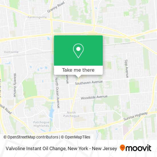 Valvoline Instant Oil Change map