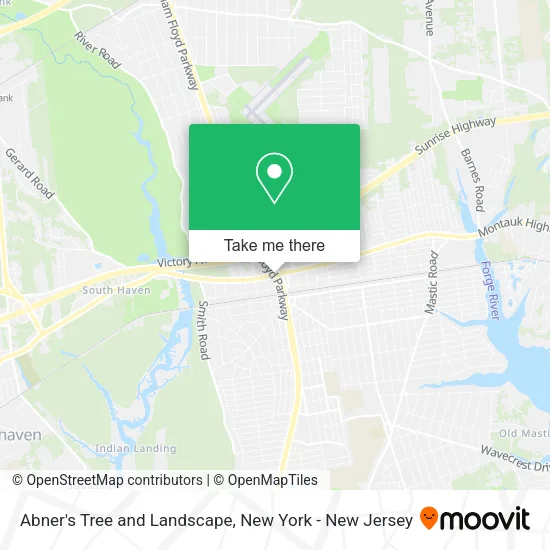 Abner's Tree and Landscape map