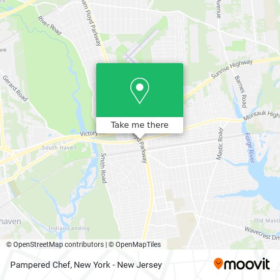 Pampered Chef map