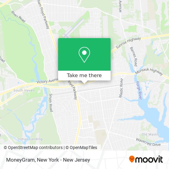 MoneyGram map