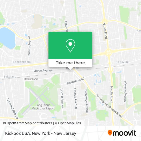 Kickbox USA map