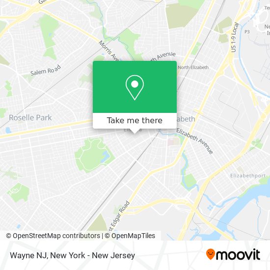 Wayne NJ map