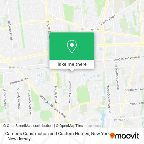 Campos Construction and Custom Homes map