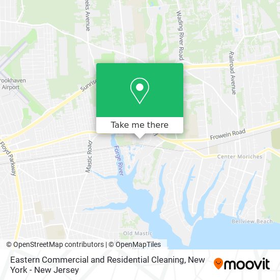 Eastern Commercial and Residential Cleaning map