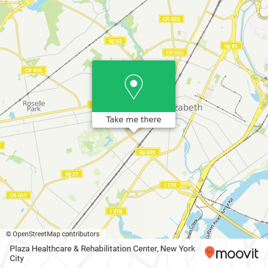 Plaza Healthcare & Rehabilitation Center map