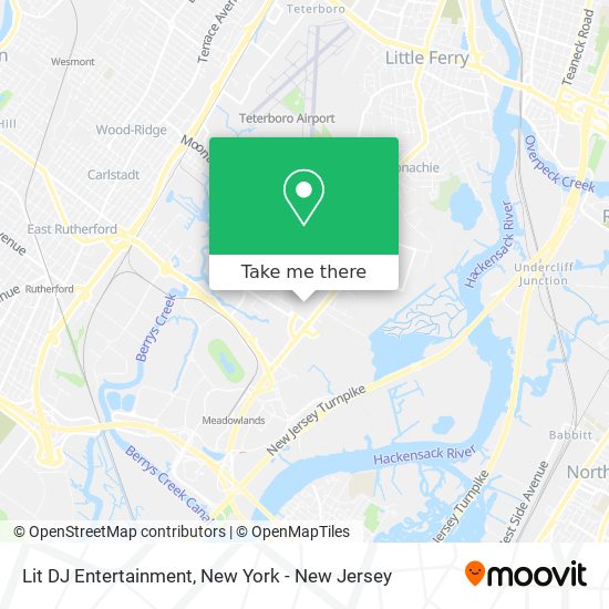 Mapa de Lit DJ Entertainment