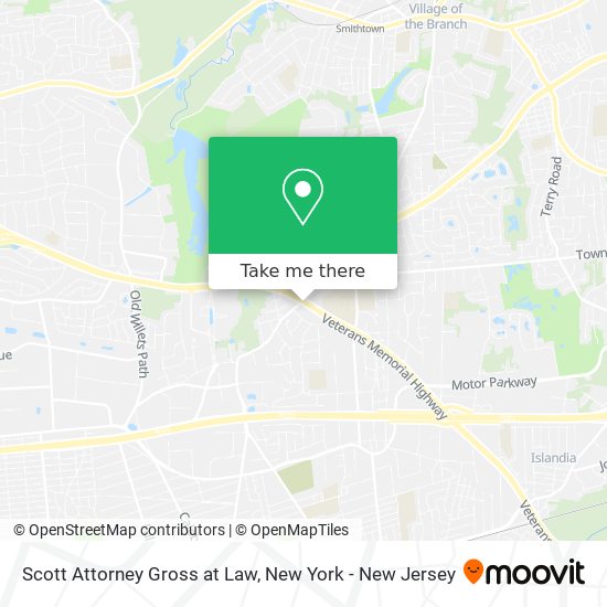 Scott Attorney Gross at Law map