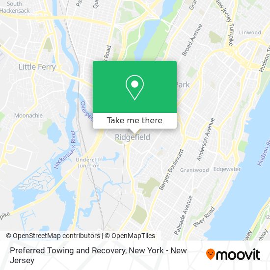Preferred Towing and Recovery map