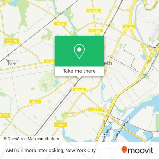 AMTK Elmora Interlocking map