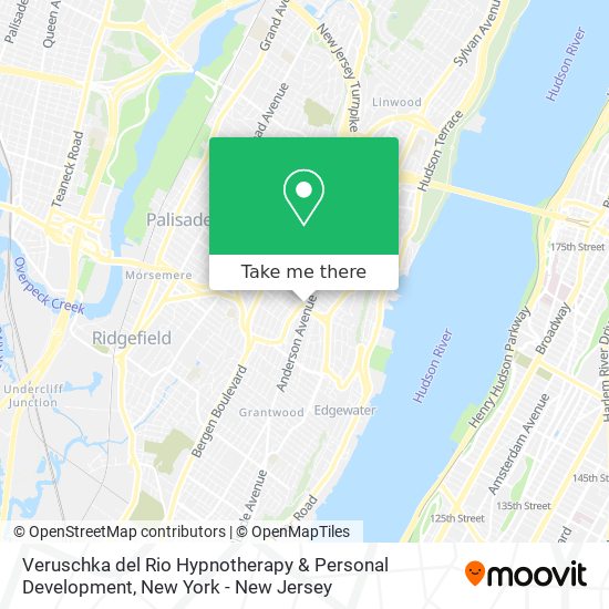 Veruschka del Rio Hypnotherapy & Personal Development map