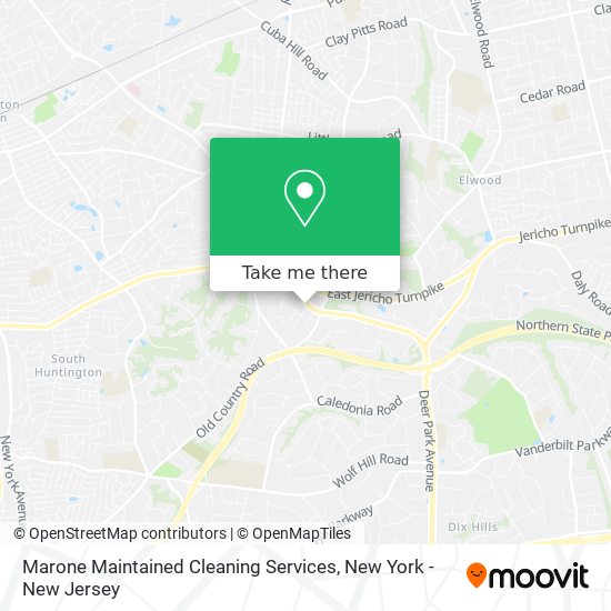 Marone Maintained Cleaning Services map