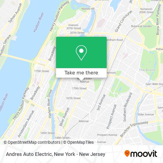 Andres Auto Electric map