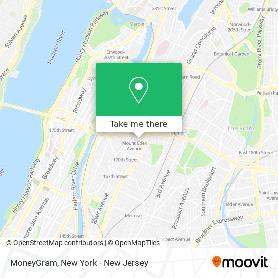 MoneyGram map