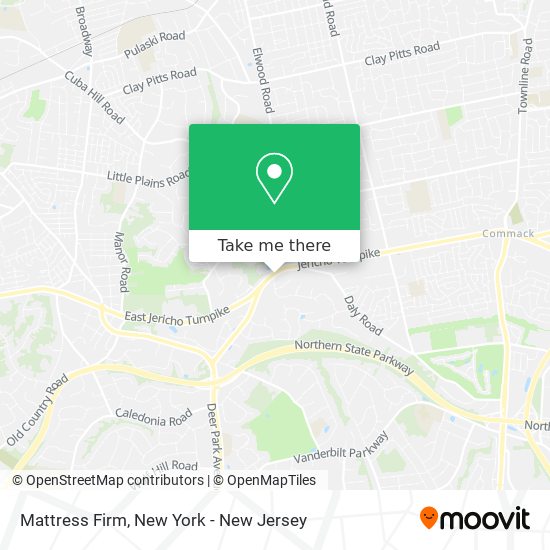 Mattress Firm map