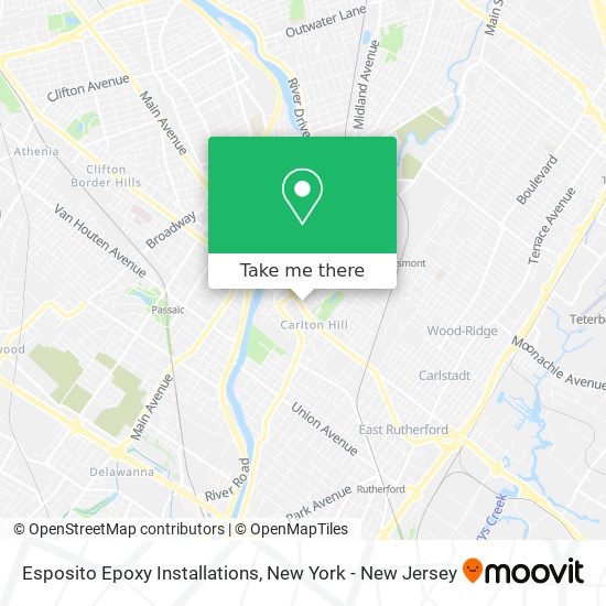 Mapa de Esposito Epoxy Installations