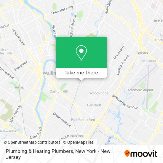Mapa de Plumbing & Heating Plumbers
