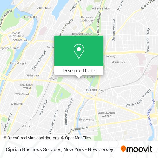 Ciprian Business Services map