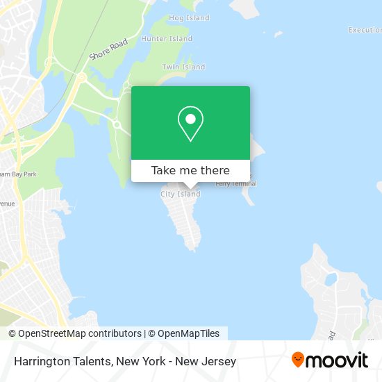 Harrington Talents map