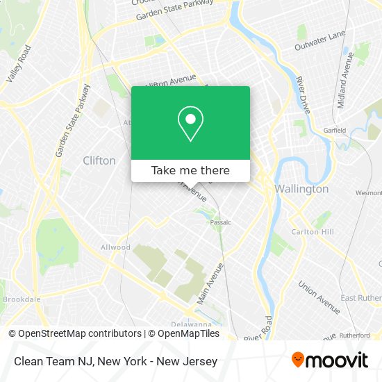Clean Team NJ map