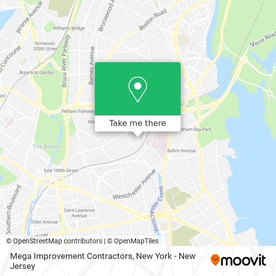 Mapa de Mega Improvement Contractors