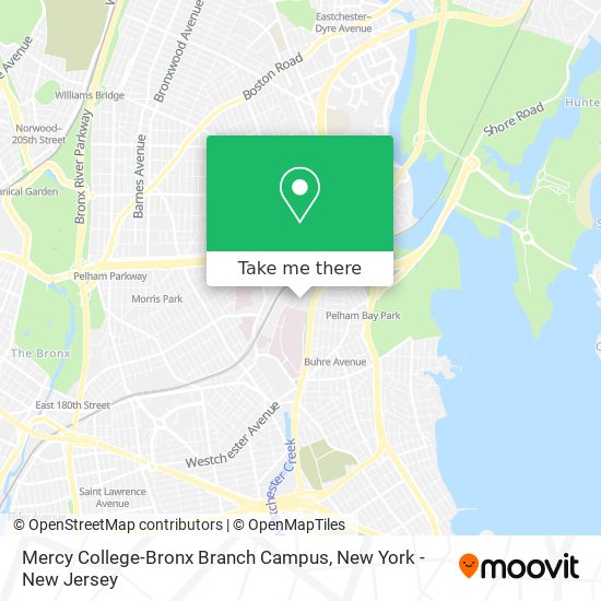 Mapa de Mercy College-Bronx Branch Campus