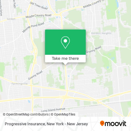 Progressive Insurance map