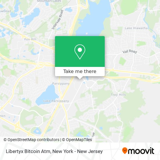 Mapa de Libertyx Bitcoin Atm