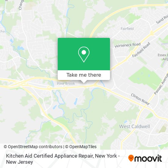 Kitchen Aid Certified Appliance Repair map