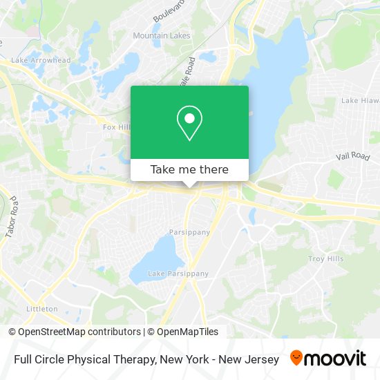 Full Circle Physical Therapy map