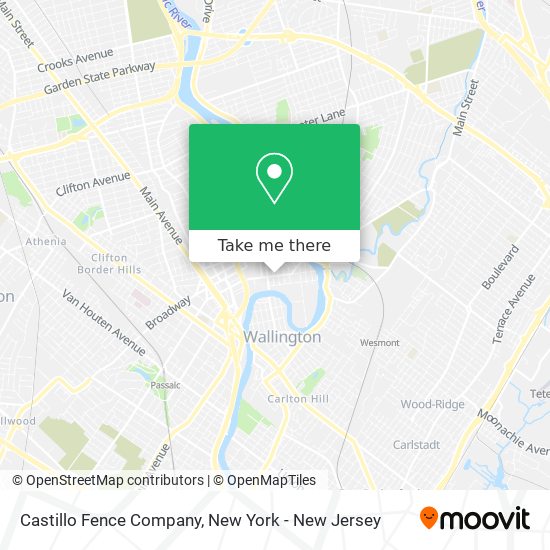 Mapa de Castillo Fence Company