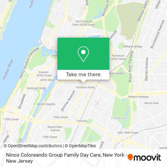 Ninos Coloreando Group Family Day Care map