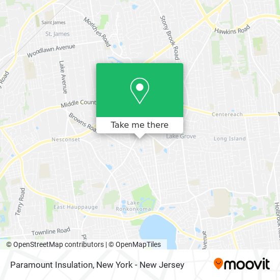 Paramount Insulation map