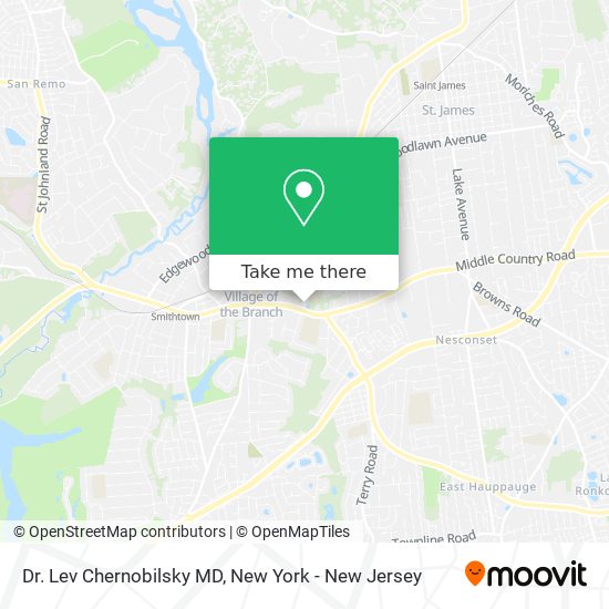 Dr. Lev Chernobilsky MD map