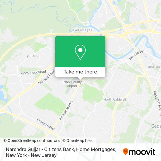 Mapa de Narendra Gujjar - Citizens Bank, Home Mortgages