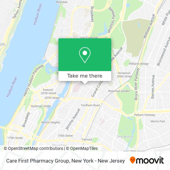 Mapa de Care First Pharmacy Group