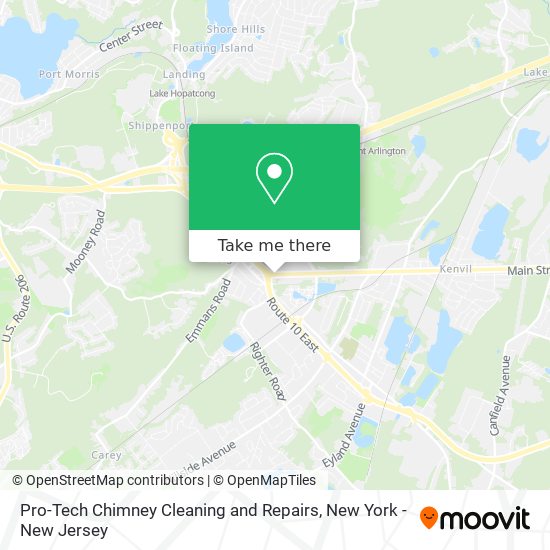 Mapa de Pro-Tech Chimney Cleaning and Repairs