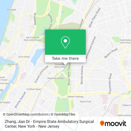 Mapa de Zhang, Jian Dr - Empire State Ambulatory Surgical Center