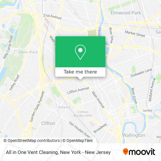 Mapa de All in One Vent Cleaning