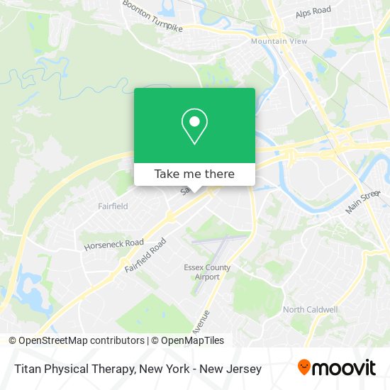 Titan Physical Therapy map