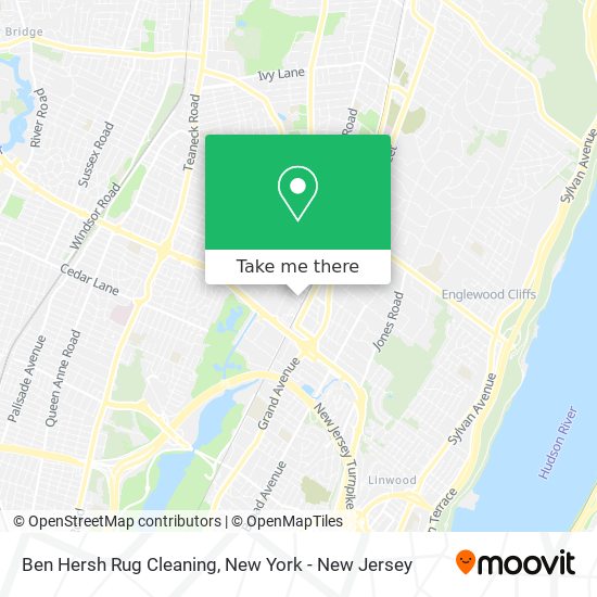 Ben Hersh Rug Cleaning map