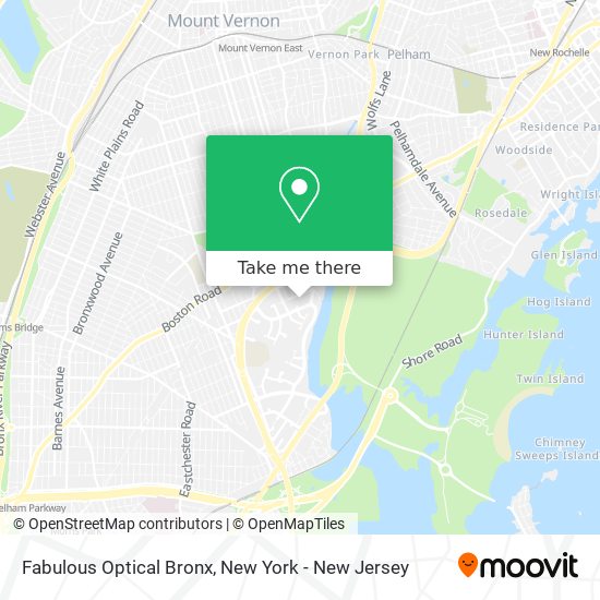 Fabulous Optical Bronx map