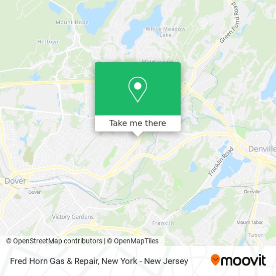 Fred Horn Gas & Repair map