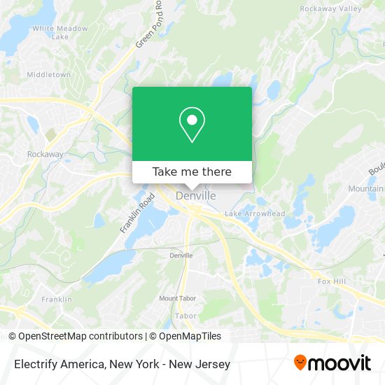 Mapa de Electrify America