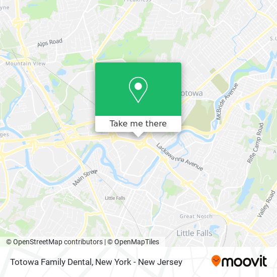 Mapa de Totowa Family Dental
