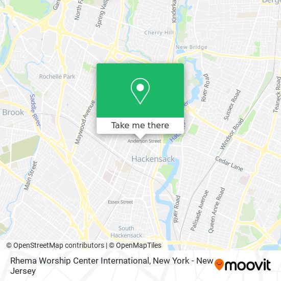 Mapa de Rhema Worship Center International