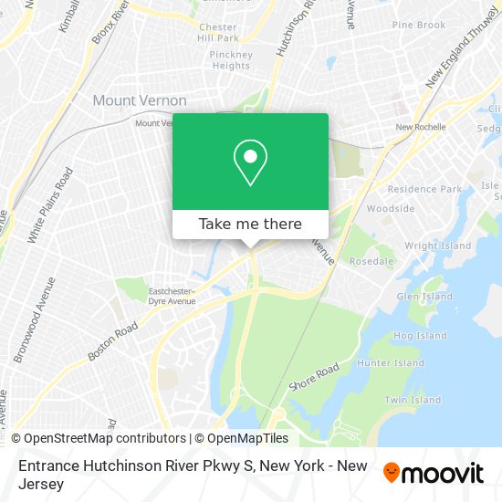 Mapa de Entrance Hutchinson River Pkwy S