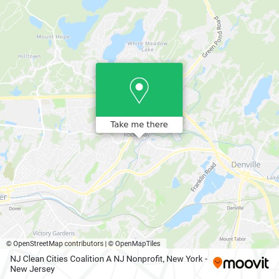 Mapa de NJ Clean Cities Coalition A NJ Nonprofit